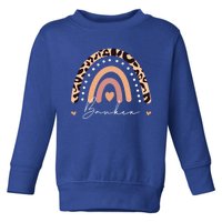 Banker Leopard Rainbow Appreciation Banking Cute Gift Toddler Sweatshirt