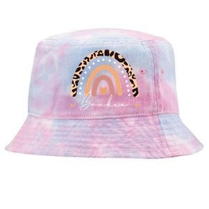 Banker Leopard Rainbow Appreciation Banking Cute Gift Tie-Dyed Bucket Hat