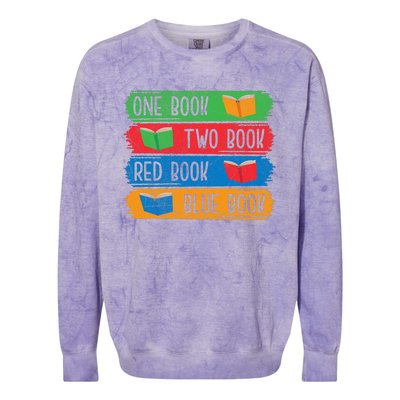 Book Lover Reading Book Worm Bibliophiles Nerds Librarians Colorblast Crewneck Sweatshirt