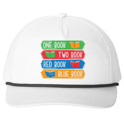 Book Lover Reading Book Worm Bibliophiles Nerds Librarians Snapback Five-Panel Rope Hat