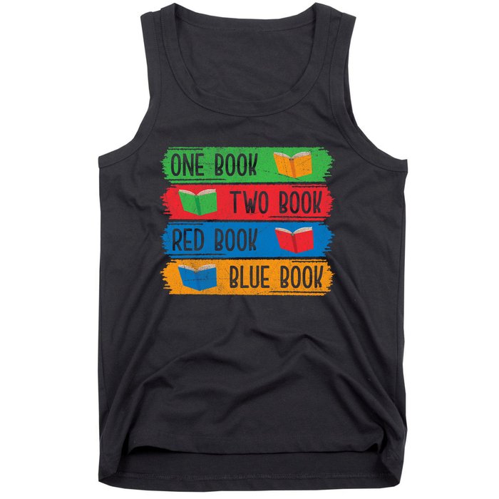 Book Lover Reading Book Worm Bibliophiles Nerds Librarians Tank Top