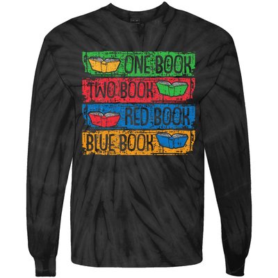 Book Lover Reading Bookworm Bibliophiles Nerds Librarians Tie-Dye Long Sleeve Shirt