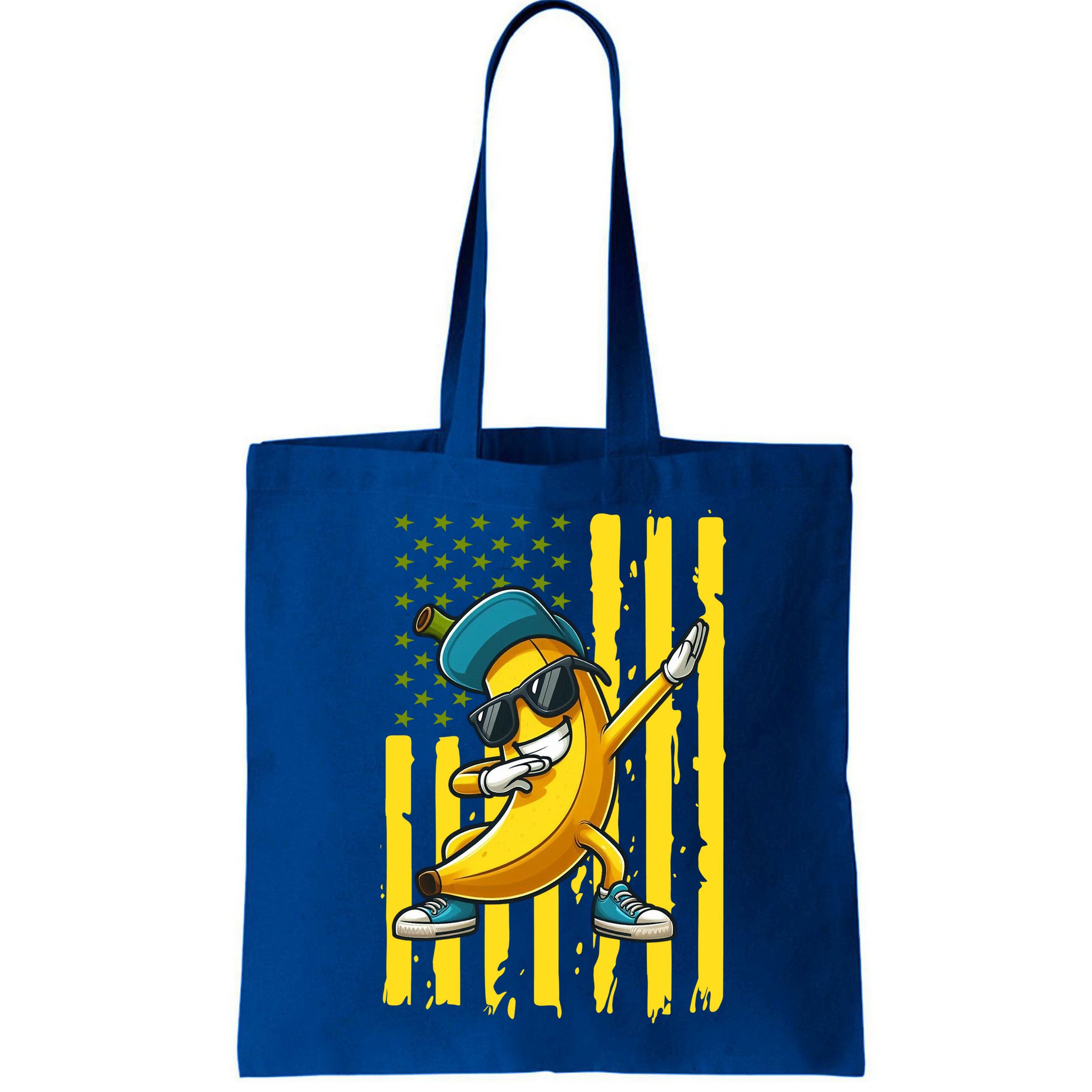 Banana Lover Retro American Flag Dabbing Bag