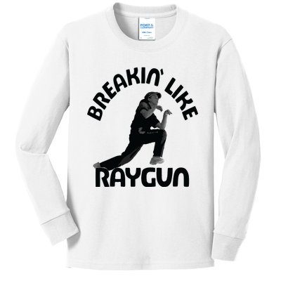 Breaking Like Raygun Kids Long Sleeve Shirt