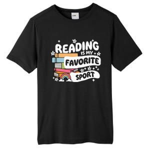 Books Lover Reading Is My Favorite Sport Bookworm Book Tall Fusion ChromaSoft Performance T-Shirt