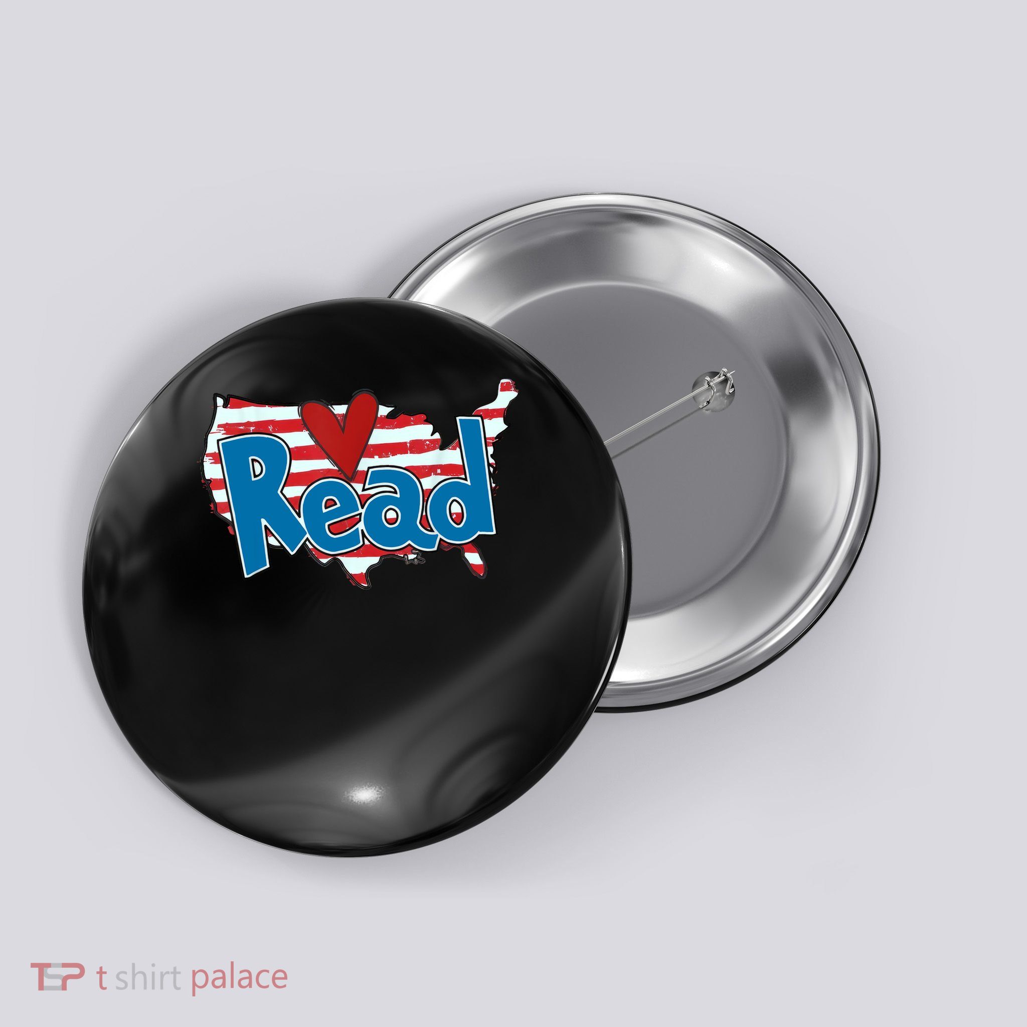 Bookworm Librarian Reading Day Gift Book Reading  Button
