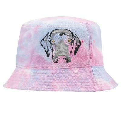 Black Labrador Retriever Tie-Dyed Bucket Hat