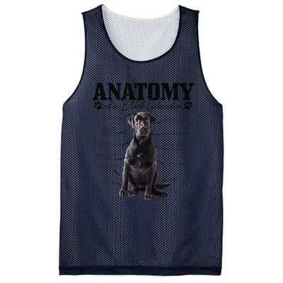 Black Labrador Retriever Anatomy Funny Cute Dog Mom Dad Mesh Reversible Basketball Jersey Tank