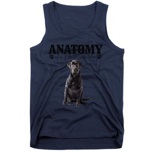 Black Labrador Retriever Anatomy Funny Cute Dog Mom Dad Tank Top