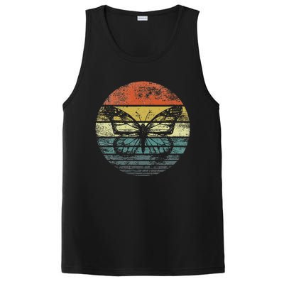 Butterfly Lover Retro Sunset Insect Monarch Entomology PosiCharge Competitor Tank