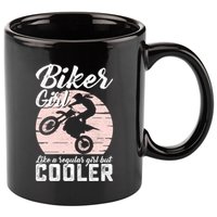 Biker Like Regular But Cooler Funny Motorcycle Gift 11oz C Handle Ceramic Mug