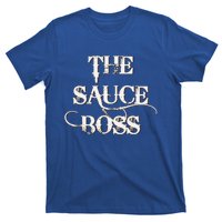 Bbq Lovers Sauce Boss Design For Fathers Day Gift T-Shirt