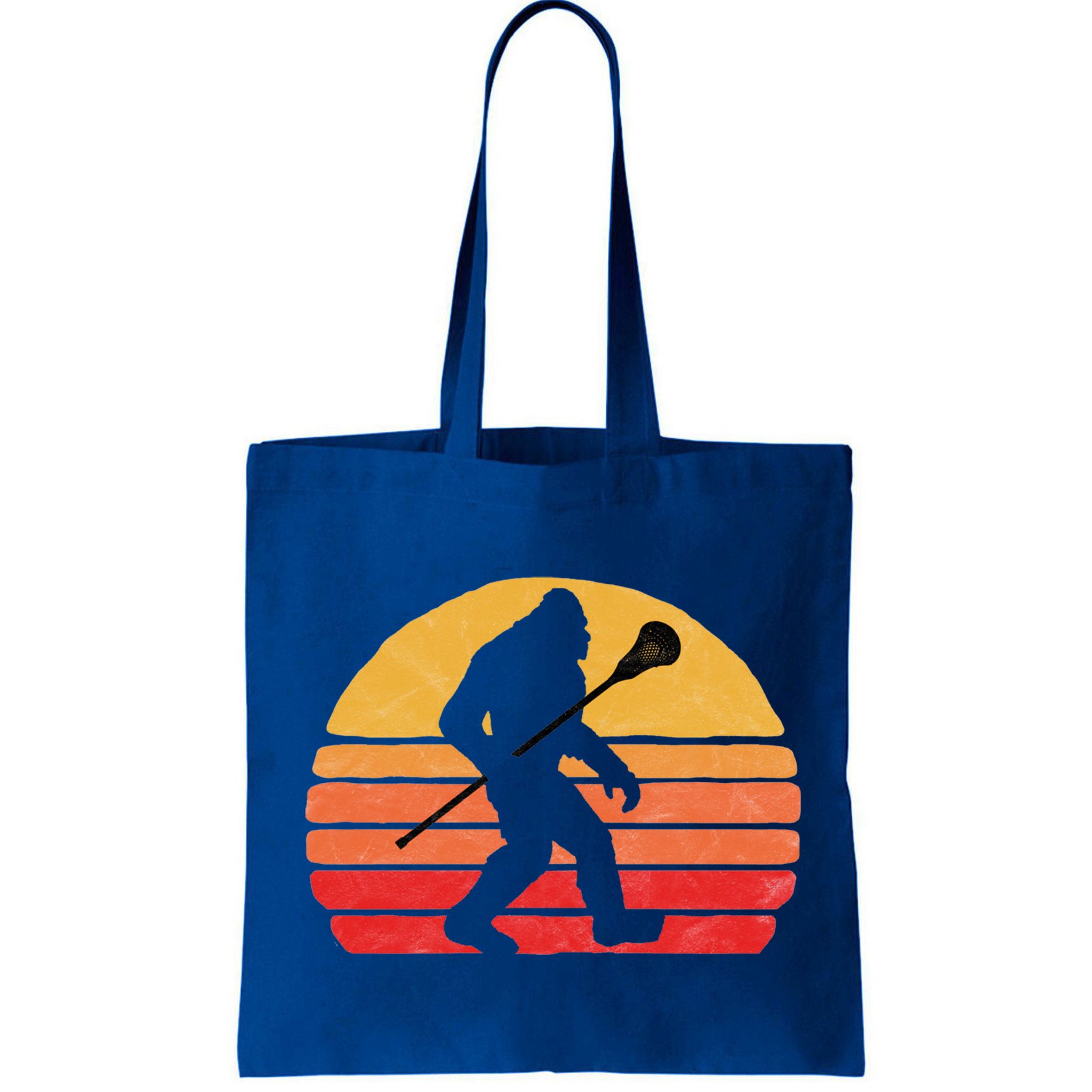 Bigfoot Lacrosse Stick Vintage Surf Sun Funny Lax Gift Bag