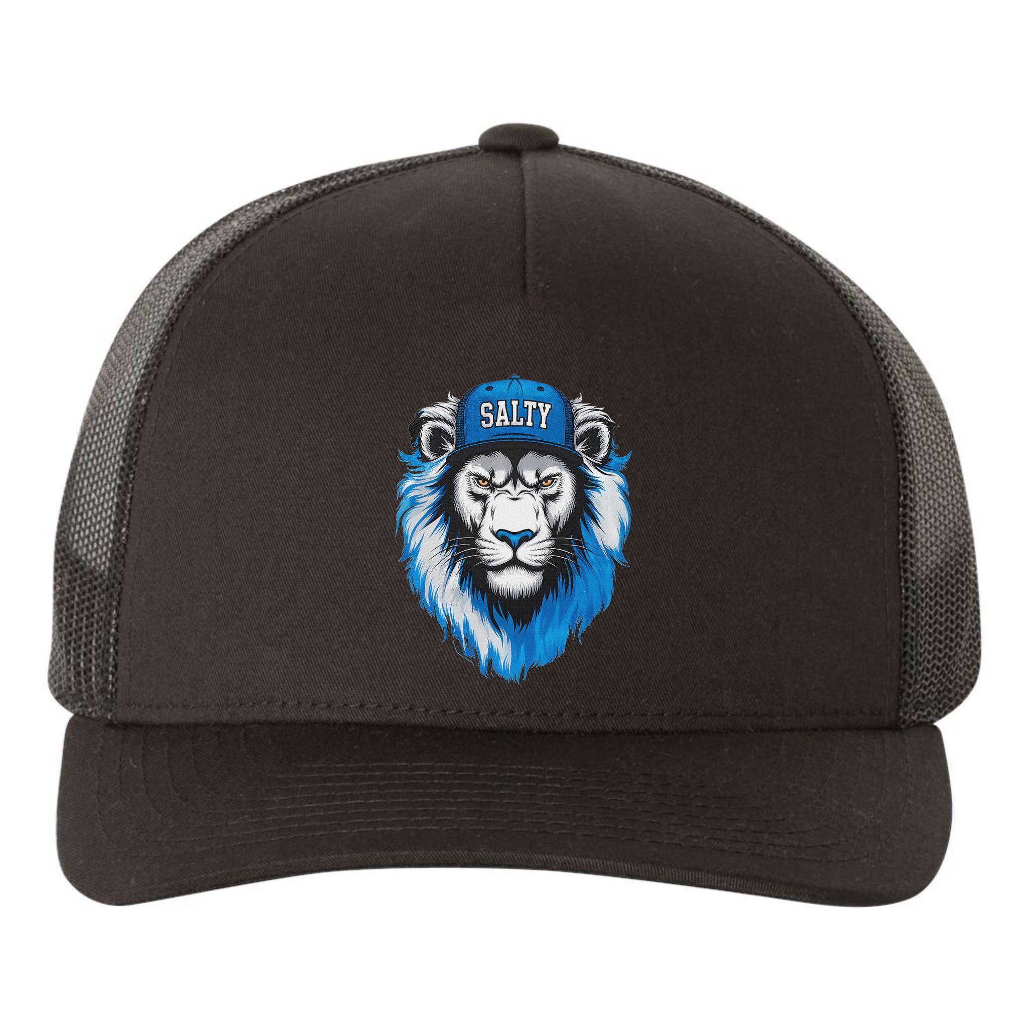 Blue Lions Salty Yupoong Adult 5-Panel Trucker Hat