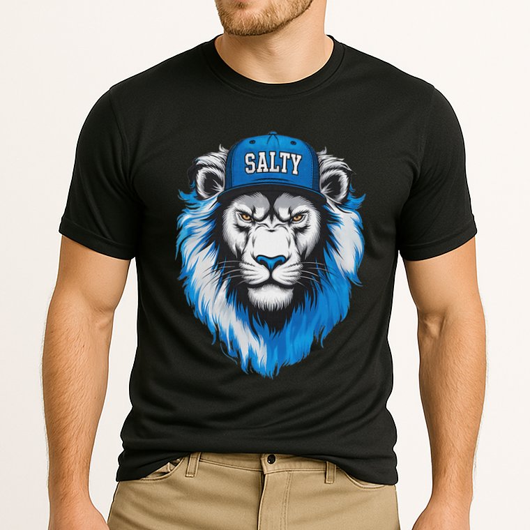Blue Lions Salty Cooling Performance Crew T-Shirt