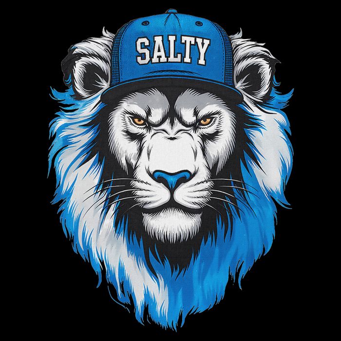 Blue Lions Salty Cooling Performance Crew T-Shirt