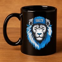 Blue Lions Salty 11oz C Handle Ceramic Mug