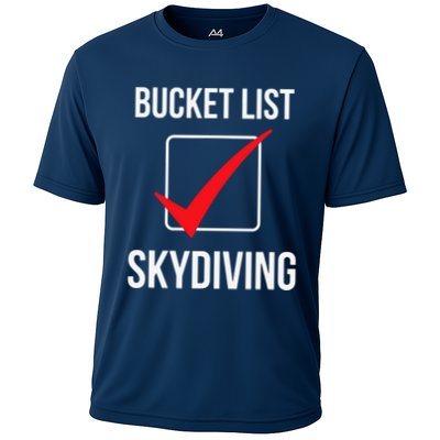 Bucket List Skydiving Vintage Performance Shirt