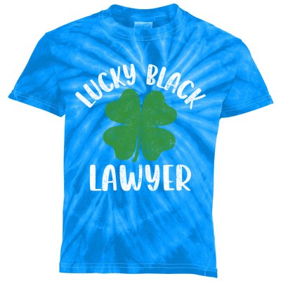 Black Lawyer St Patrick's Day African American Attorney Great Gift Kids Tie-Dye T-Shirt