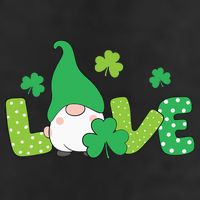 Bleached LOVE St Patricks Day Gnomes Shamrock 11oz C Handle Ceramic Mug