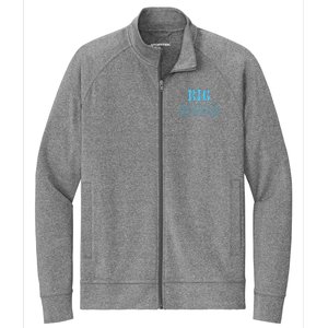 Big Little Sorority Reveal Big Smilies Retro Stretch Full-Zip Cadet Jacket