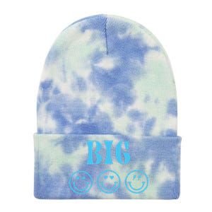 Big Little Sorority Reveal Big Smilies Retro Tie Dye 12in Knit Beanie