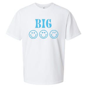 Big Little Sorority Reveal Big Smilies Retro Sueded Cloud Jersey T-Shirt