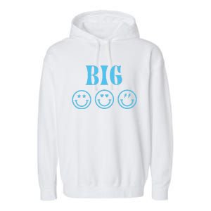 Big Little Sorority Reveal Big Smilies Retro Garment-Dyed Fleece Hoodie