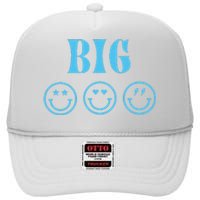 Big Little Sorority Reveal Big Smilies Retro High Crown Mesh Back Trucker Hat