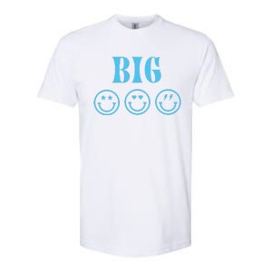 Big Little Sorority Reveal Big Smilies Retro Softstyle CVC T-Shirt