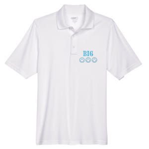 Big Little Sorority Reveal Big Smilies Retro Men's Origin Performance Pique Polo