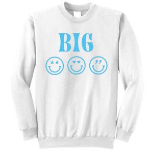 Big Little Sorority Reveal Big Smilies Retro Sweatshirt