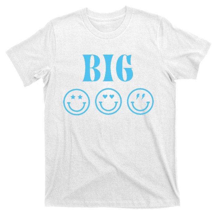 Big Little Sorority Reveal Big Smilies Retro T-Shirt