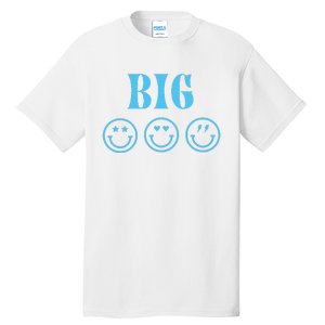 Big Little Sorority Reveal Big Smilies Retro Tall T-Shirt