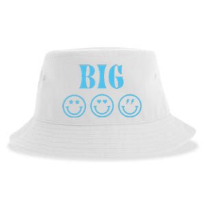 Big Little Sorority Reveal Big Smilies Retro Sustainable Bucket Hat