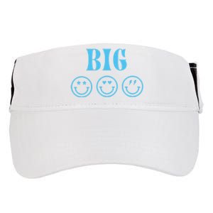 Big Little Sorority Reveal Big Smilies Retro Adult Drive Performance Visor