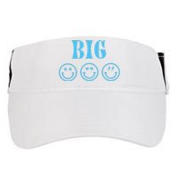 Big Little Sorority Reveal Big Smilies Retro Adult Drive Performance Visor