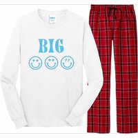 Big Little Sorority Reveal Big Smilies Retro Long Sleeve Pajama Set