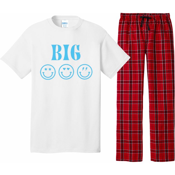 Big Little Sorority Reveal Big Smilies Retro Pajama Set