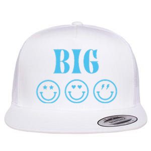 Big Little Sorority Reveal Big Smilies Retro Flat Bill Trucker Hat