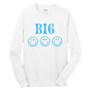 Big Little Sorority Reveal Big Smilies Retro Tall Long Sleeve T-Shirt