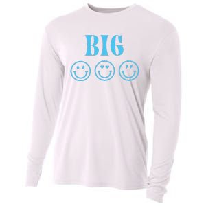 Big Little Sorority Reveal Big Smilies Retro Cooling Performance Long Sleeve Crew