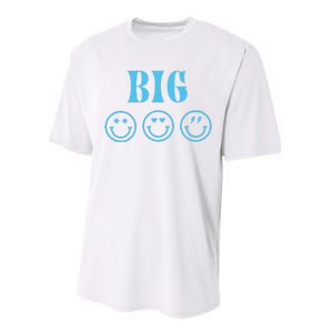 Big Little Sorority Reveal Big Smilies Retro Performance Sprint T-Shirt