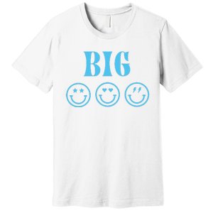 Big Little Sorority Reveal Big Smilies Retro Premium T-Shirt