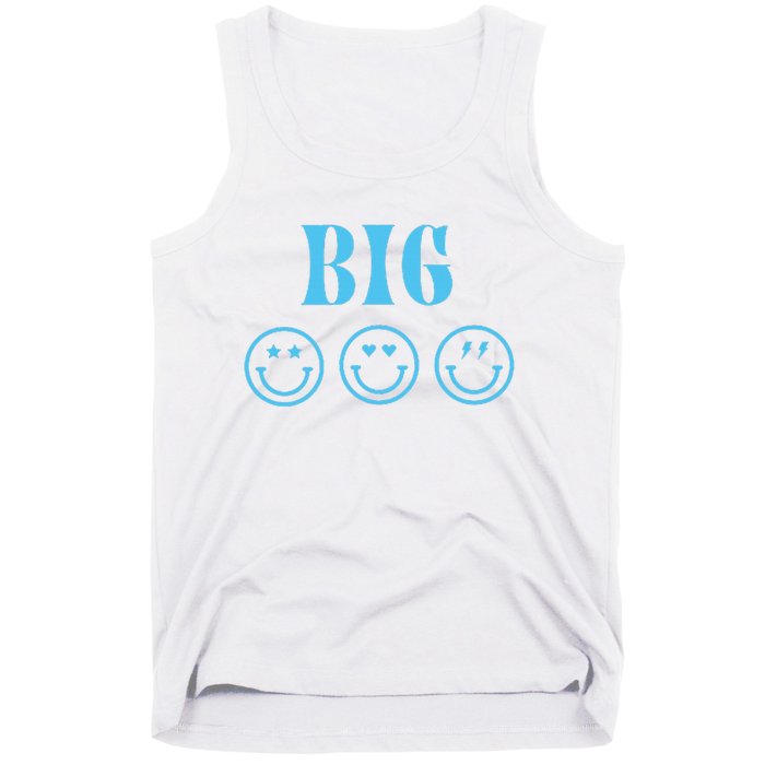 Big Little Sorority Reveal Big Smilies Retro Tank Top