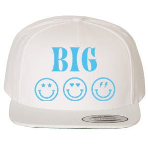 Big Little Sorority Reveal Big Smilies Retro Wool Snapback Cap