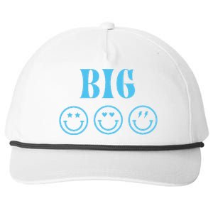 Big Little Sorority Reveal Big Smilies Retro Snapback Five-Panel Rope Hat