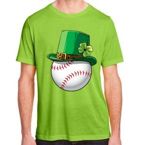 Baseball Leprechaun St Patricks Day Gift Gift Adult ChromaSoft Performance T-Shirt