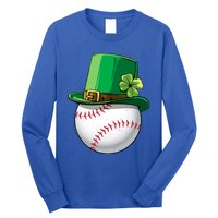 Baseball Leprechaun St Patricks Day Gift Gift Long Sleeve Shirt