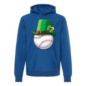 Baseball Leprechaun St Patricks Day Gift Gift Premium Hoodie